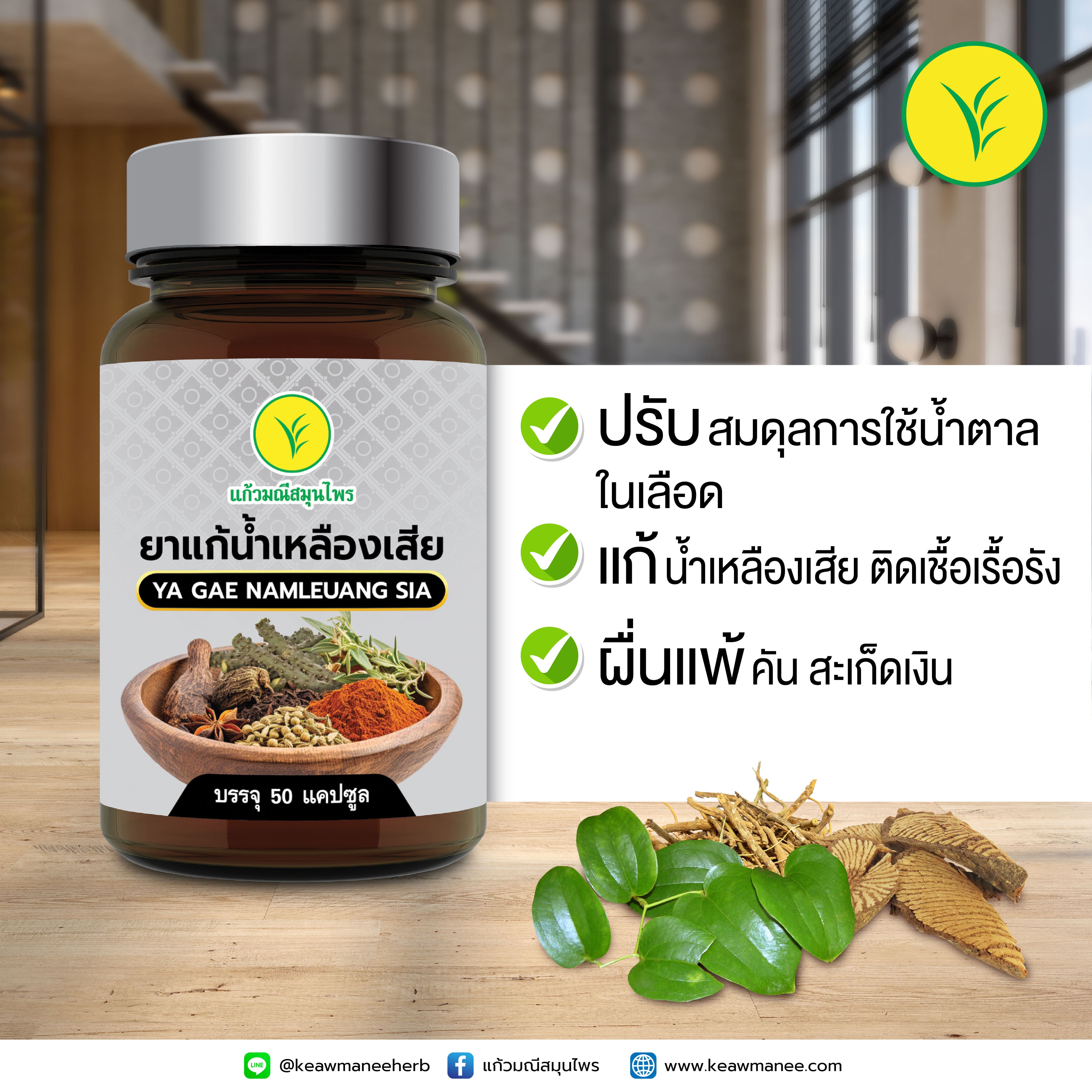 ยาแก้น้ำเหลืองเสีย