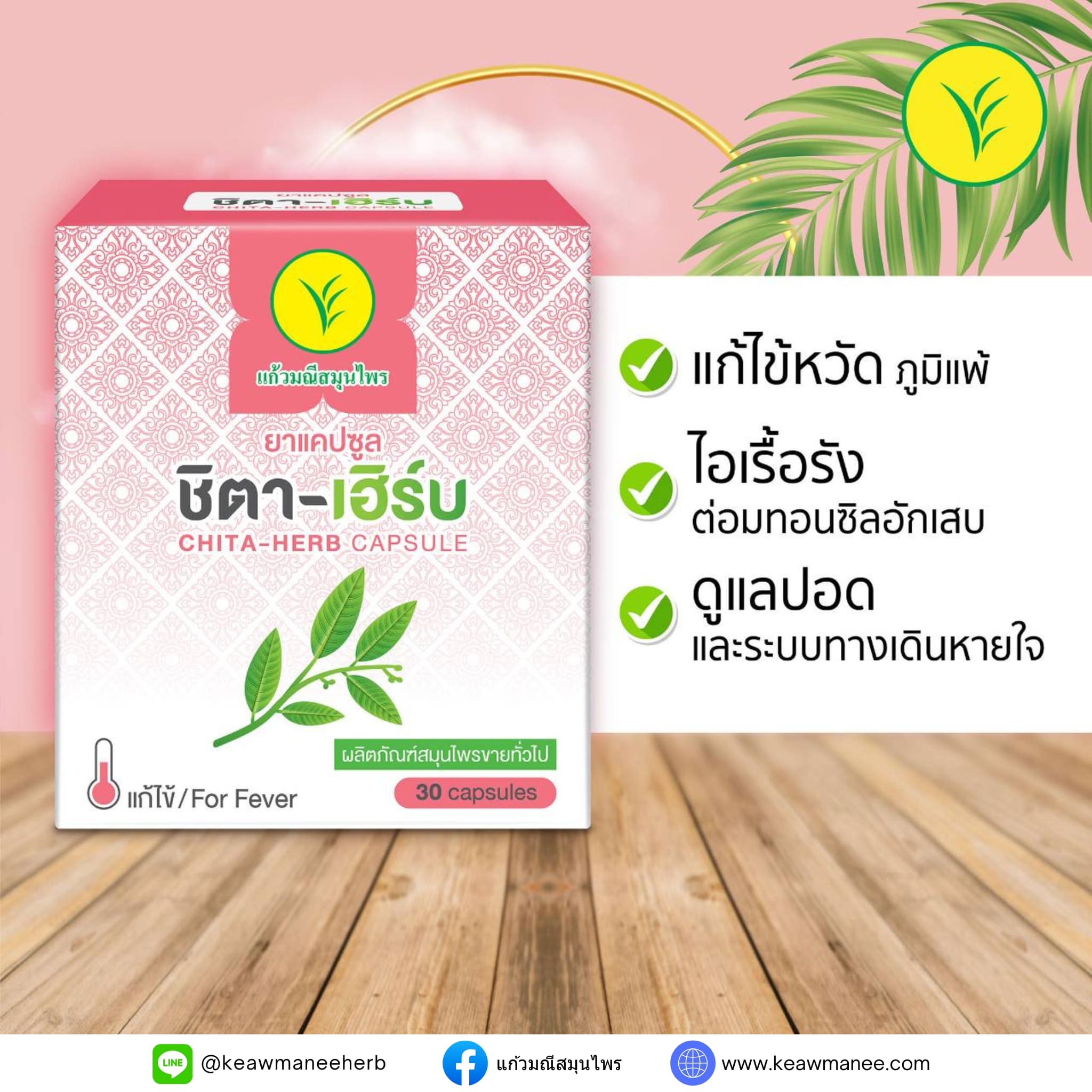 ยาแคปซูล ชิตา-เฮิร์บ CHITA-HERB CAPSULE
